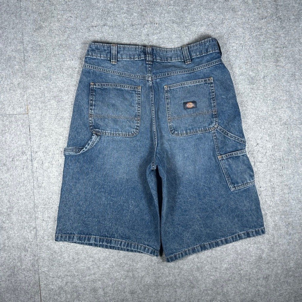 Dickies denim shorts Mens 28 Blue Carpenter Loose Fit Y2K Skater Workwear
